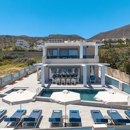 Elmar Bay Villa, Beachfront Luxury Escape With Private Pool * Hersonissos (Crete)