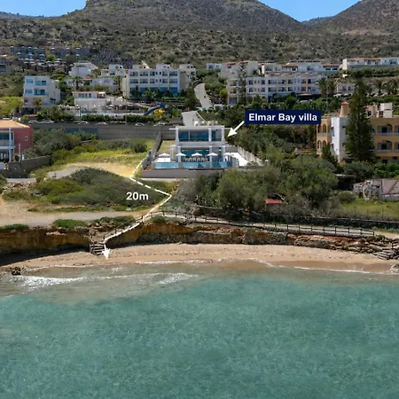 Willa Elmar Bay Villa, Beachfront Luxury Escape With Private Pool Hersonissos (Crete)