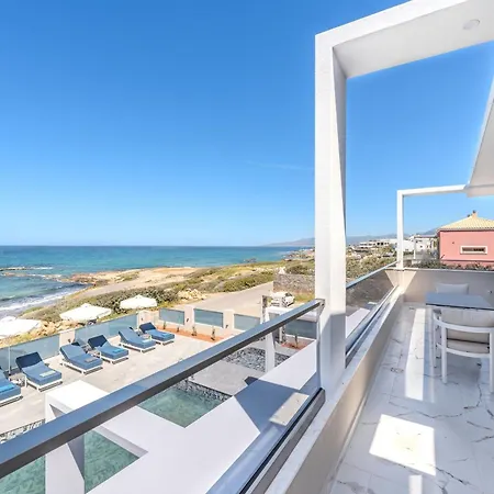 Elmar Bay Villa, Beachfront Luxury Escape With Private Pool Hersonissos (Crete)