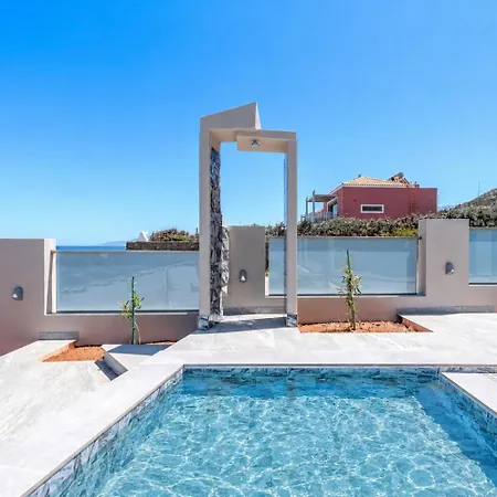 Elmar Bay Villa, Beachfront Luxury Escape With Private Pool Willa Hersonissos (Crete)